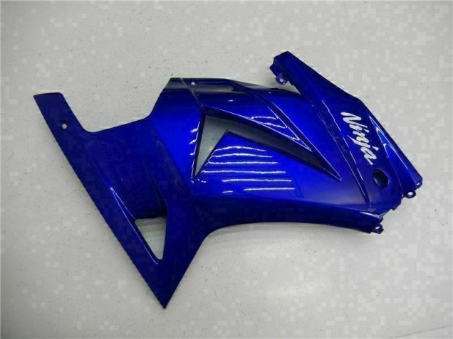 Bleu Noir Blanc Ninja 08-12 EX250 Carénages Moto Bleu Noir Blanc Ninja 08-12 EX250 Carénages Moto