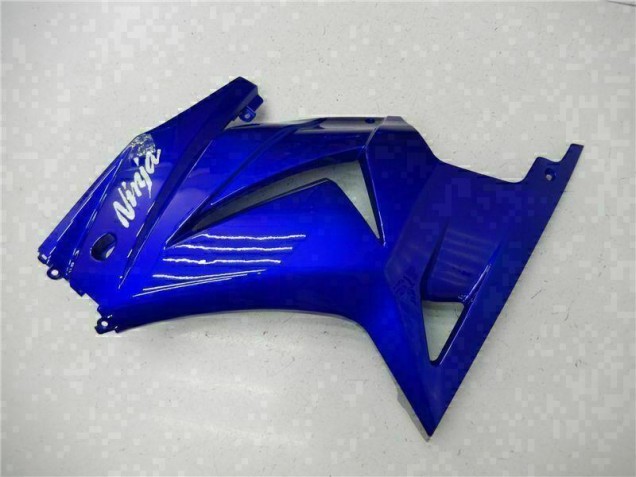 Bleu Noir Blanc Ninja 08-12 EX250 Carénages Moto Bleu Noir Blanc Ninja 08-12 EX250 Carénages Moto