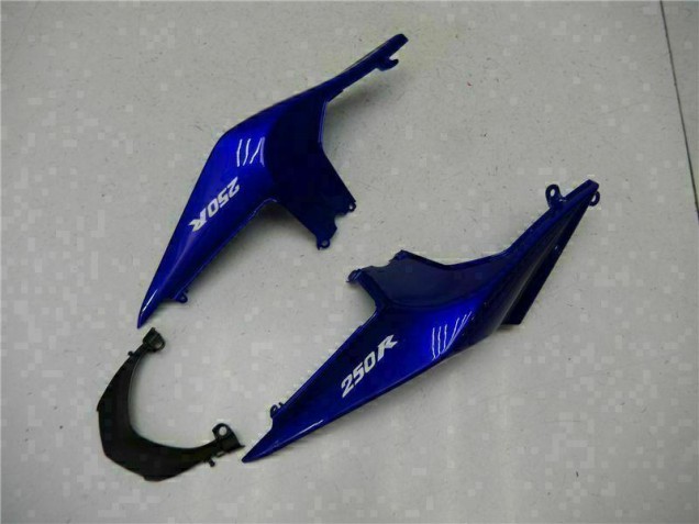 Bleu Noir Blanc Ninja 08-12 EX250 Carénages Moto Bleu Noir Blanc Ninja 08-12 EX250 Carénages Moto