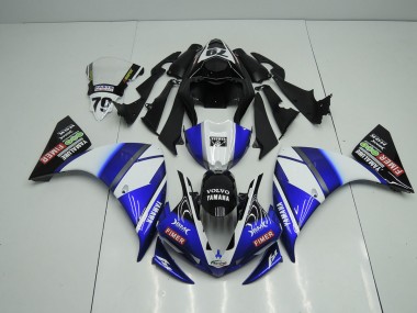 Bleu Noir Sterilgarda 09-11 YZF R1 Carénage Moto