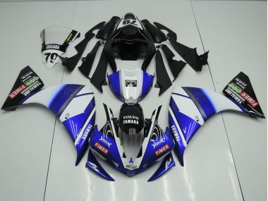 Bleu Noir Sterilgarda 12-14 YZF R1 Carénage Moto