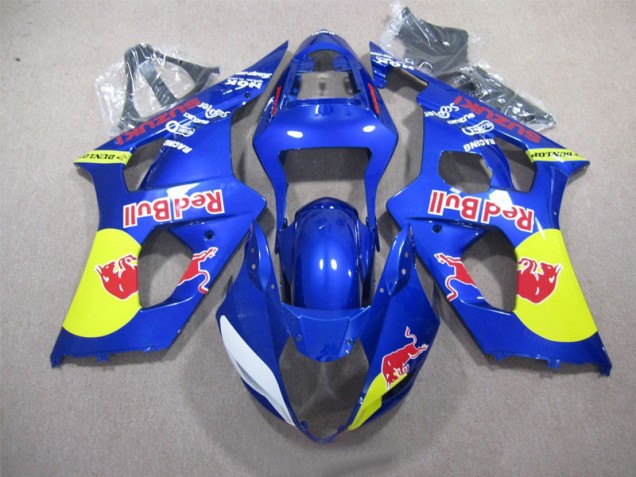 Bleu Red Bull 03-04 GSXR 1000 Carénage Moto