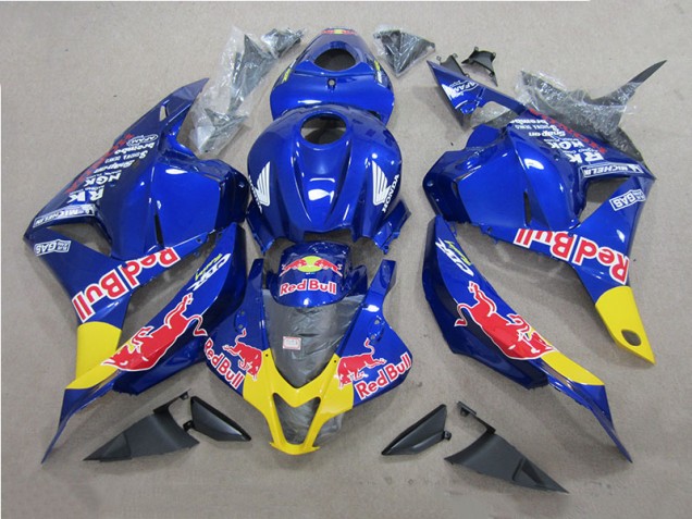 Bleu Red Bull 09-12 CBR600RR Carénage Moto Bleu Red Bull 09-12 CBR600RR Carénage Moto