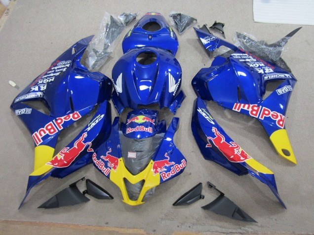 Bleu Red Bull 09-12 CBR600RR Carénages Moto Bleu Red Bull 09-12 CBR600RR Carénages Moto