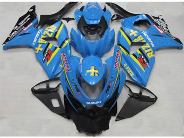 Bleu Rizla Hopper 09-16 GSXR 1000 Carénage Moto Bleu Rizla Hopper 09-16 GSXR 1000 Carénage Moto