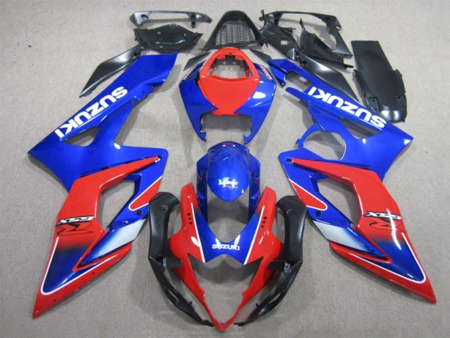 Bleu Rouge 05-06 GSXR 1000 Carénage Moto Bleu Rouge 05-06 GSXR 1000 Carénage Moto