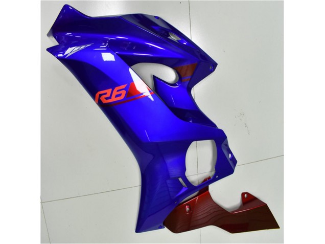 Bleu Rouge 17-21 YZF R6 Carénage Moto Bleu Rouge 17-21 YZF R6 Carénage Moto