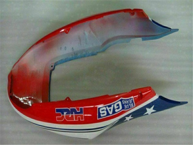 Bleu Rouge Castrol Cycle World 04-07 CBR600 F4i Carénage Moto Bleu Rouge Castrol Cycle World 04-07 CBR600 F4i Carénage Moto