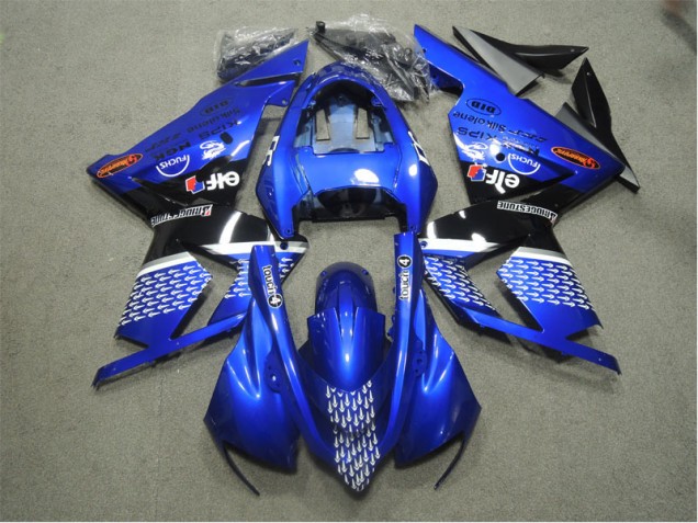 Bleu Touch4 03-05 ZX10R Carénage Moto Bleu Touch4 03-05 ZX10R Carénage Moto