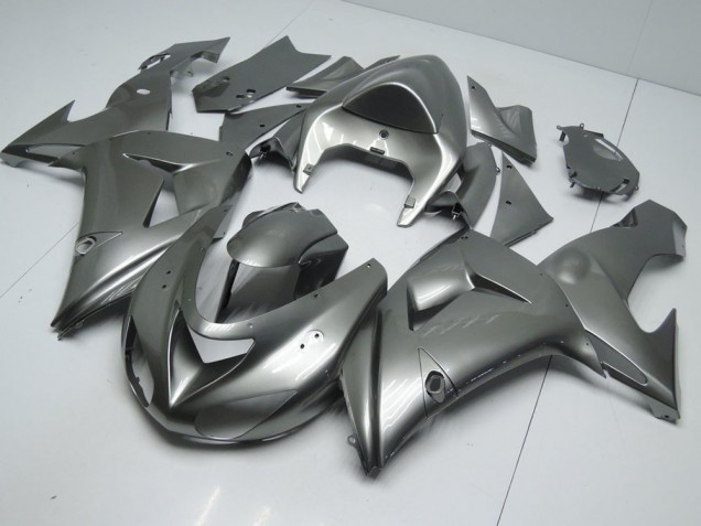 Brillant Gris 06-07 ZX10R Carénage Moto Brillant Gris 06-07 ZX10R Carénage Moto