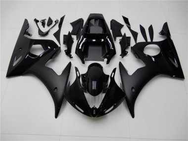 Brillant Noir Mat 03-05 YZF R6 Carénage Moto