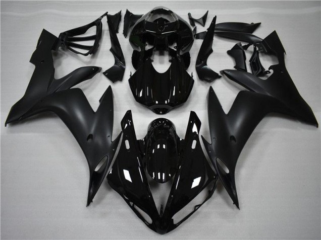 Brillant Noir Mat 04-06 YZF R1 Carénage Moto
