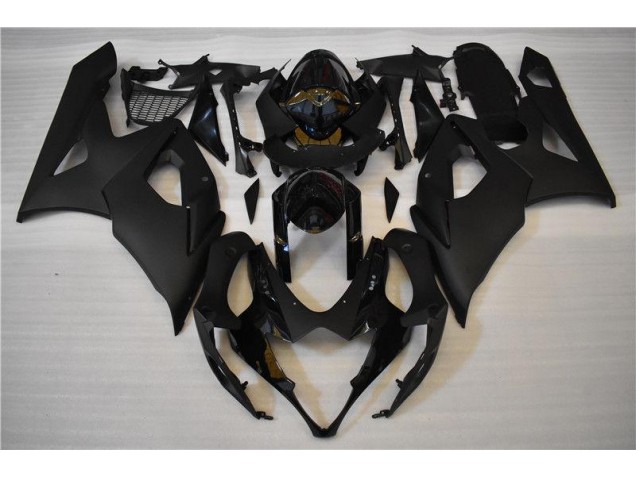 Brillant Noir Mat 05-06 GSXR 1000 Carénage Moto Brillant Noir Mat 05-06 GSXR 1000 Carénage Moto