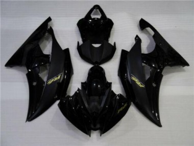Brillant Noir Mat 08-16 YZF R6 Carénage Moto