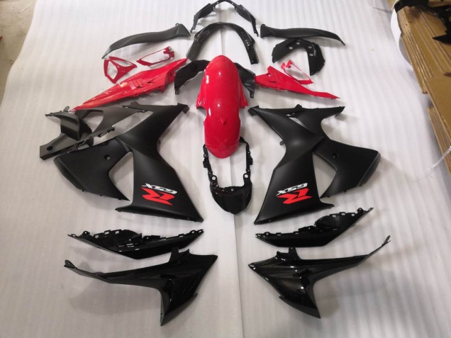Brillant Noir Mat 09-16 GSXR 1000 Carénage Moto Brillant Noir Mat 09-16 GSXR 1000 Carénage Moto