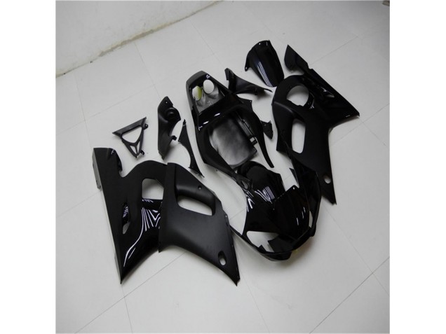 Brillant Noir Mat 98-02 YZF R6 Carénage Moto Brillant Noir Mat 98-02 YZF R6 Carénage Moto