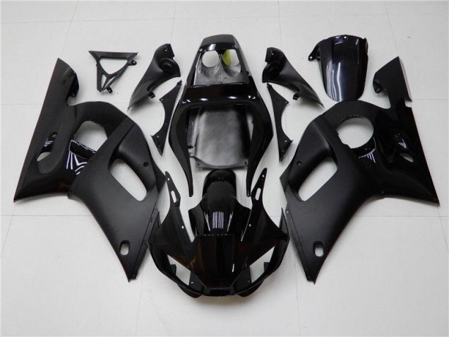 Brillant Noir Mat 98-02 YZF R6 Carénage Moto Brillant Noir Mat 98-02 YZF R6 Carénage Moto