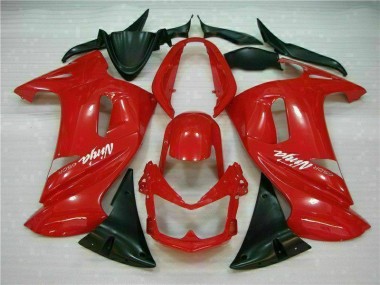 Brillant Rouge 06-08 EX650 Carénage Moto