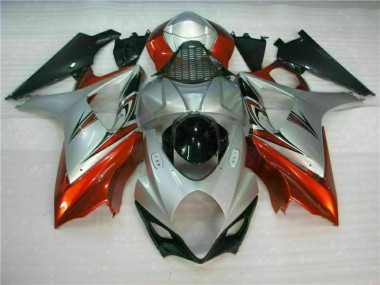 Brun Argent 07-08 GSXR 1000 Carénage Moto