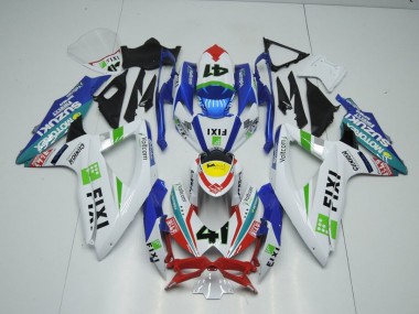 Fixi Light Bleu 09-16 GSXR 1000 Carénage Moto