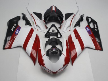 Generali avec No Logo 07-14 Ducati 848 1098 1198 Carénage Moto