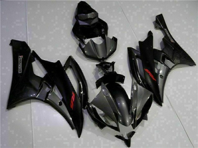 Gris Noir 06-07 YZF R6 Carénages Moto Gris Noir 06-07 YZF R6 Carénages Moto