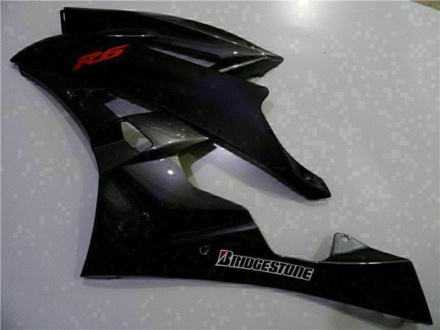 Gris Noir 06-07 YZF R6 Carénages Moto Gris Noir 06-07 YZF R6 Carénages Moto