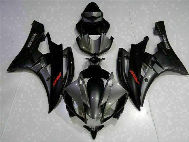 Gris Noir 06-07 YZF R6 Carénages Moto Gris Noir 06-07 YZF R6 Carénages Moto