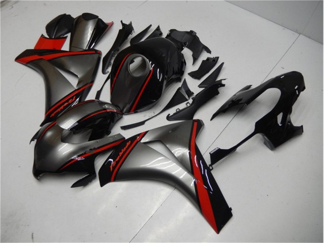 Gris Rouge Noir 08-11 CBR1000RR Carénage Moto Gris Rouge Noir 08-11 CBR1000RR Carénage Moto
