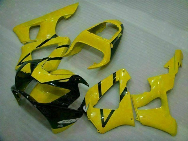 Jaune 00-01 CBR900RR 929RR Carénage Moto Jaune 00-01 CBR900RR 929RR Carénage Moto