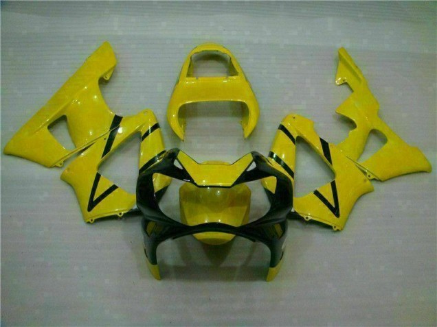 Jaune 00-01 CBR900RR 929RR Carénage Moto Jaune 00-01 CBR900RR 929RR Carénage Moto