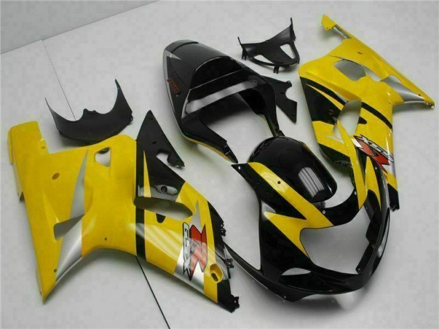 Jaune 01-03 GSXR 600/750 Carénage Moto Jaune 01-03 GSXR 600/750 Carénage Moto