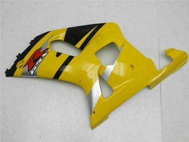 Jaune 01-03 GSXR 600/750 Carénage Moto Jaune 01-03 GSXR 600/750 Carénage Moto
