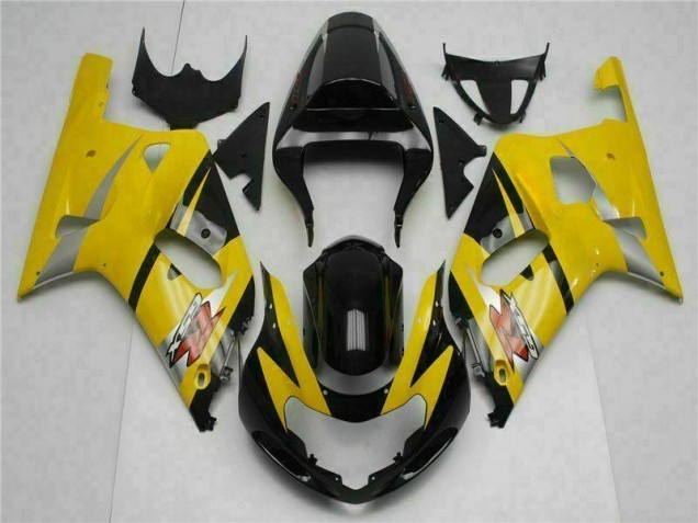 Jaune 01-03 GSXR 600/750 Carénage Moto Jaune 01-03 GSXR 600/750 Carénage Moto