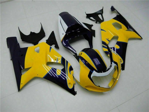 Jaune 01-03 GSXR 600/750 Carrosserie Moto Jaune 01-03 GSXR 600/750 Carrosserie Moto