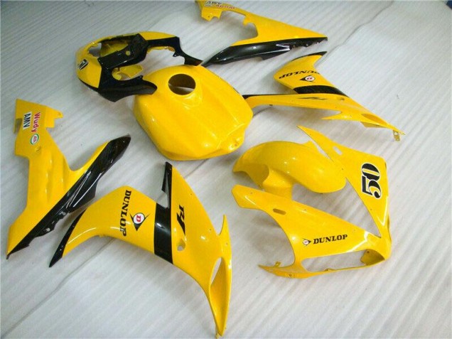 Jaune 04-06 YZF R1 Carénage Moto Jaune 04-06 YZF R1 Carénage Moto