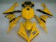 Jaune 04-06 YZF R1 Carénage Moto Jaune 04-06 YZF R1 Carénage Moto