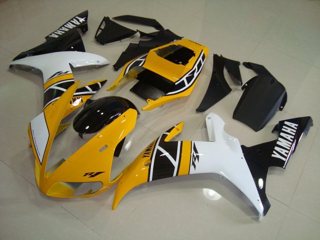 Jaune Anniversary 02-03 YZF R1 Carénage Moto Jaune Anniversary 02-03 YZF R1 Carénage Moto