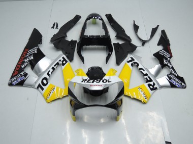 Jaune Argent Noir Repsol 00-01 CBR900RR 929 Carénage Moto