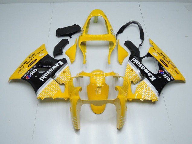 Jaune Arrow 00-02 ZX6R Carénage Moto Jaune Arrow 00-02 ZX6R Carénage Moto