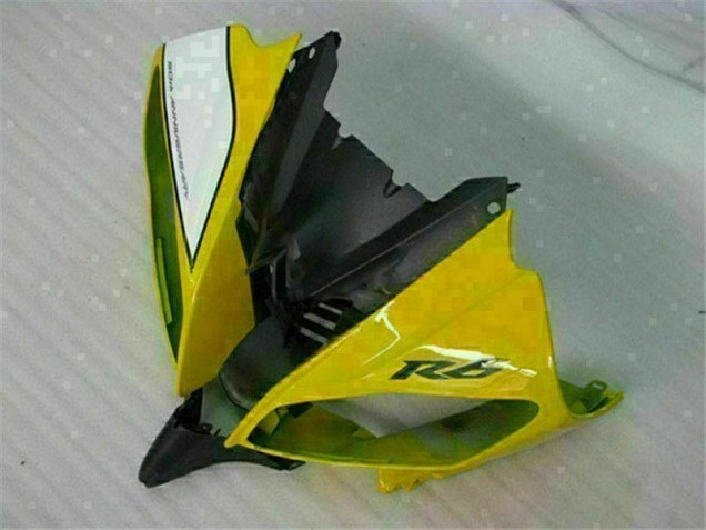 Jaune Blanc 08-16 YZF R6 Carénage Moto Jaune Blanc 08-16 YZF R6 Carénage Moto