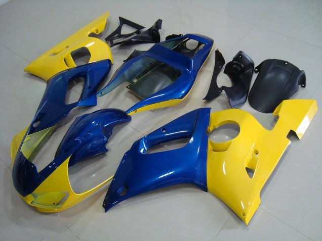 Jaune Bleu 98-02 YZF R6 Carénages Moto