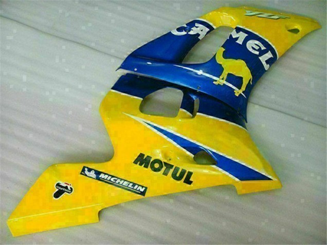 Jaune Bleu 98-02 YZF R6 Carrosserie Moto Jaune Bleu 98-02 YZF R6 Carrosserie Moto