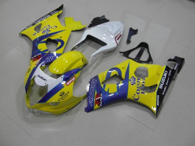 Jaune Corona 03-04 GSXR 1000 Carénage Moto Jaune Corona 03-04 GSXR 1000 Carénage Moto