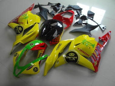 Jaune Corona Extra 09-12 CBR600RR Carénage Moto