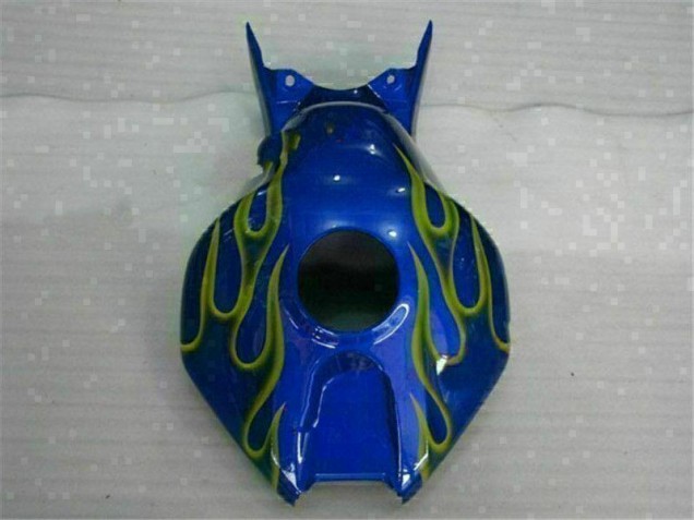 Jaune Flamme Bleu 06-07 CBR1000RR Carénage Moto Jaune Flamme Bleu 06-07 CBR1000RR Carénage Moto