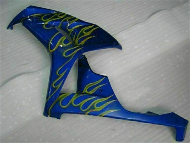 Jaune Flamme Bleu 06-07 CBR1000RR Carénage Moto Jaune Flamme Bleu 06-07 CBR1000RR Carénage Moto