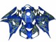 Jaune Flamme Bleu 06-07 CBR1000RR Carénage Moto Jaune Flamme Bleu 06-07 CBR1000RR Carénage Moto