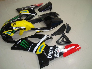 Jaune Monster 00-01 YZF R1 Carénage Moto