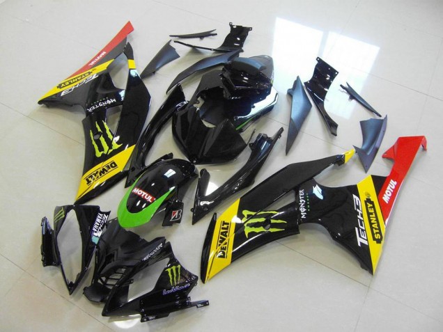 Jaune Monster 08-16 YZF R6 Carénages Moto Jaune Monster 08-16 YZF R6 Carénages Moto